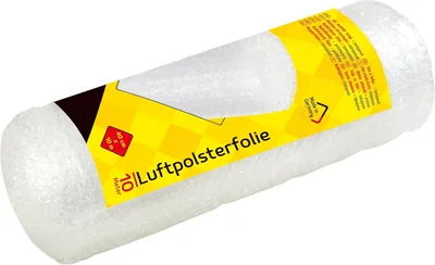 Idena 10400 Bubble Wrap Emballage, 40 cm x 10 m, 70 µ, Transparent, 1 Rouleau