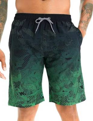 APTRO Herren Schwimmhose, Lange Badehosen mit Schnelltrocknender Beschichtung und Innenhose