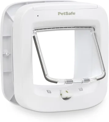 PetSafe - Porte pour chat intelligente - Intérieur ou extérieur - Accès RFID multi-utilisateur pour jusqu'à 40 animaux - 4 options de fermeture, installation facile