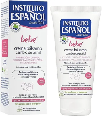 Crema Balm para Cambio de Pañal - Especial Piel Sensible y Atópica - Instituto Español 150 ml