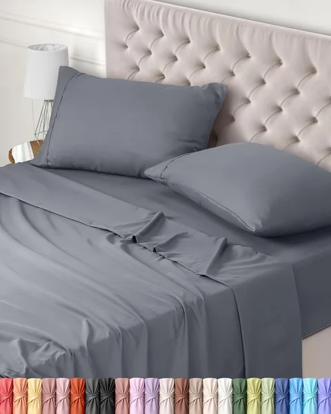Utopia Bedding 4-Piece Sheet Set 150 x 200 - Brushed Microfiber Polyester - Oeko-Tex Certified
