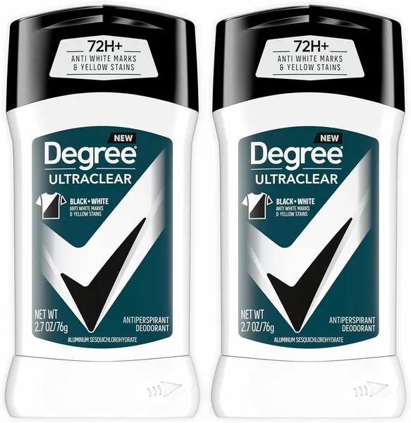 Degree Men UltraClear Antiperspirant Deodorant Black+White 2 Count