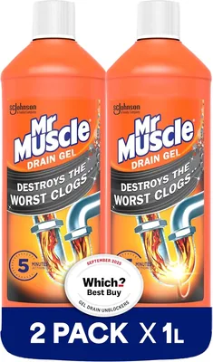 Mr Muscle Drain Unblocker 2x1L Best Deal