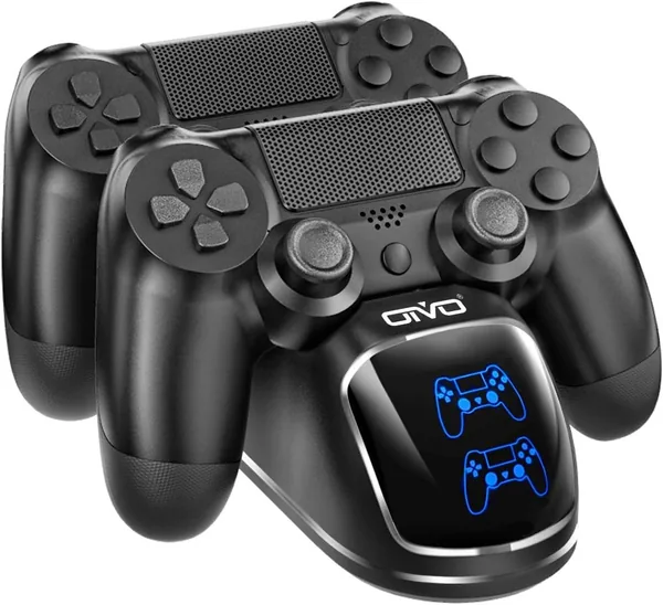Esta de Carregamento Oivo PS4 - Controle PS4 e Carregador Dualshock 4