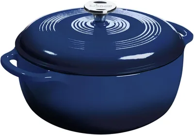 Lodge Essential Dutch Oven 6 Qt Indigo