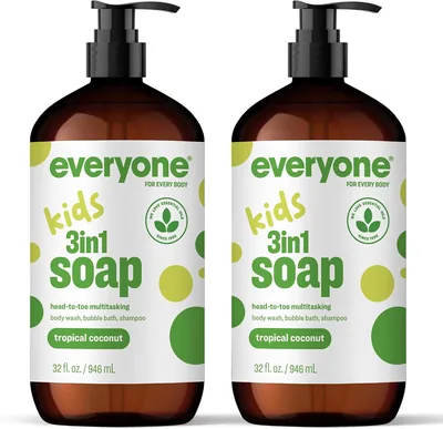 Kids 3-in-1 Soap & Shampoo, Tropical Coconut, 32oz 2pk - Best Deal