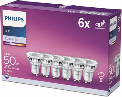 PHILIPS Classic Spotlight LED Bulb 6 Pack 37% Off