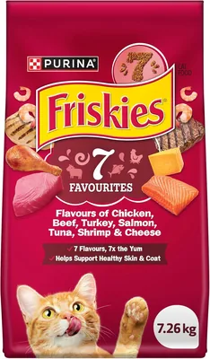 Friskies 7 Dry Cat Food 7.26kg - 68% Off