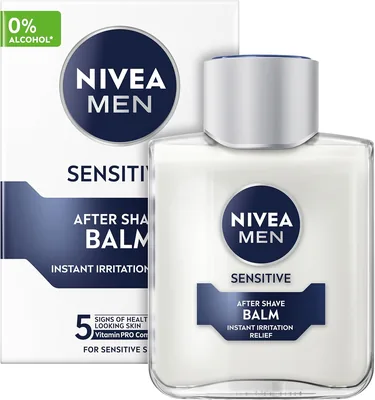 NIVEA MEN After Shave Balm Sensitive 100 ml (Packaging may vary) - Spar 40% 