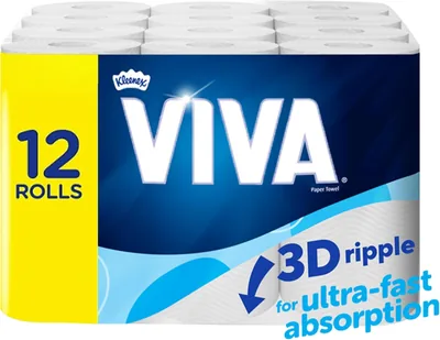 VIVA Paper Towels 12 Count (4x3 Rolls) Best Deal