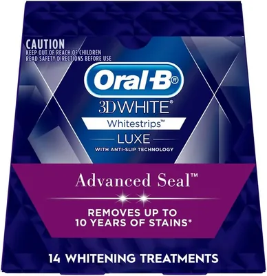 Oral-B 3DWhite Luxe Whitestrips Advance Seal - Best Deal