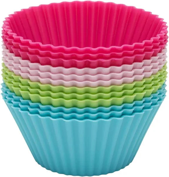 Jogo de Formas para Muffins Redondo com 12 Pe as Mimo Style Multicor