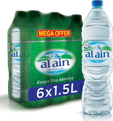 Al Ain Bottled Water 1.5L Mega Pack (6), Best Deal
