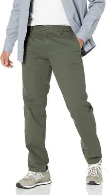 Amazon Essentials Pantalón chino ajustado resistente a las arrugas para hombre, Mejor Oferta
