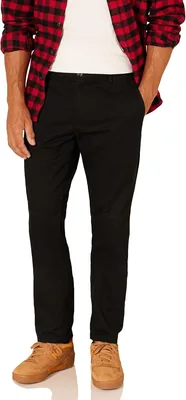 Amazon Essentials Pantalón chino ajustado resistente a las arrugas, sin pinzas, para hombre - Mejor Precio