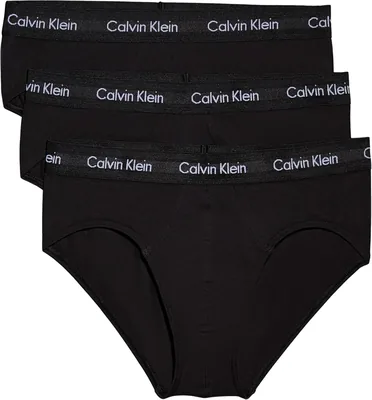 Calvin Klein Pack de 3 Hombres Briefs Elásticos de Algodón - 51% de Descuento