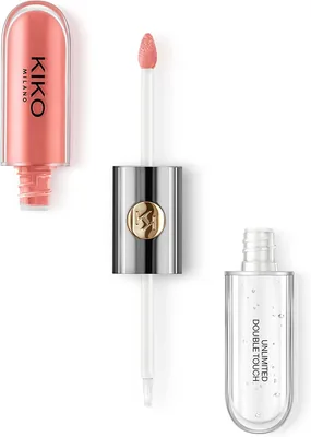 Kiko Milano Unlimited Double Touch 113 Liquid Lipstick, Bright Finish, 2-Step Application, Lasts 12 Hours