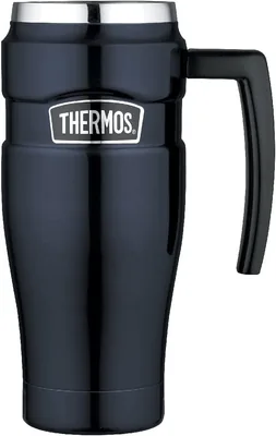 Thermos King Travel Mug 470ml Midnight Blue Best Deal
