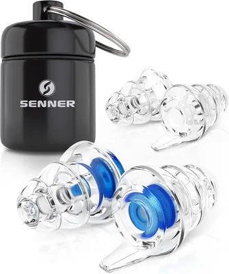 Senner MusicPro - Reusable Hearing Protection Earplugs for Concert, Festival, Music and Club with Al