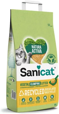 Tutolo Cat Litter Reciclato di Carta Cellulosa | Assorbimento e Controllo Odore Eccellenti - 6L