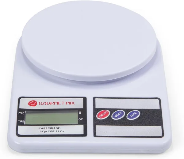 Gourmet Mix Balanã de Cozinha Digital de Preciso at 10Kg Compacta para Receitas Doces e Salgadas