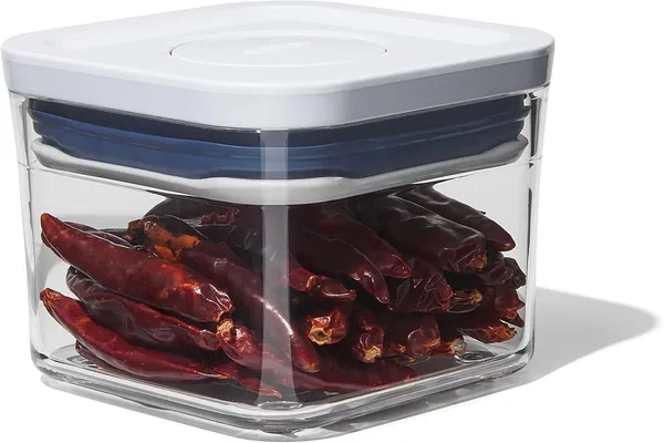 OXO Good Grips Small Square POP Container, 0.4L, Clear/White - Best Deal
