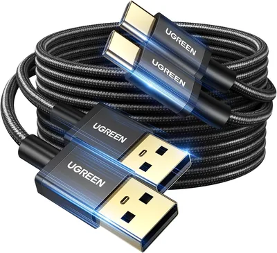 UGREEN USB A to USB C Cable [2-Pack, 2M] Fast Charging QC3.0