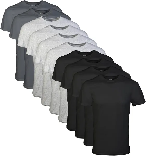 Gildan Men's Crew T-shirts Multipack G1100 Underwear (pack of 5)