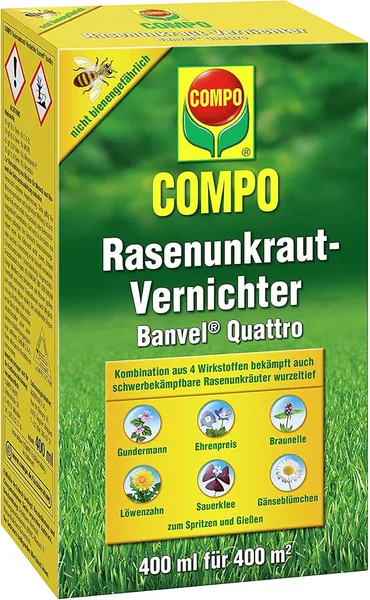 Compo Banvel Quattro Lawn Weed Killer (Successor Banvel M)