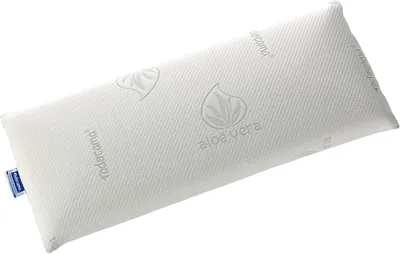 Todocama - Almohada de espuma memoria, núcleo compacto de 90 cm. Doble cubierta con cremallera. Tela con aloe vera. Adaptabilidad termorregulatoria