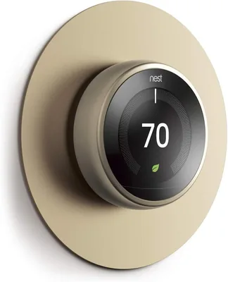Wall Plate Cover for Nest Thermostat E [Brass] Best Deal