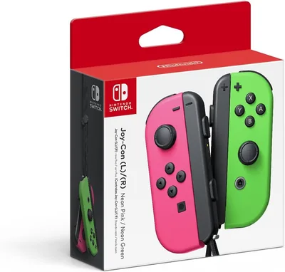 Control Inalámbrico Nintendo Switch Joy Con, color Verde/Rosa - Standard Edition (Importado de Japón) 25% Off