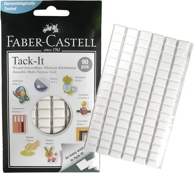 Faber-Castell Tack-It 90 pcs 50g White Adhesive Best Deal