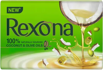 रेक्सोना कॉकोनट और ऑलिव ऑयल साबुन (4 * 100g), पैक ऑफ 4 - 42% ऑफ
