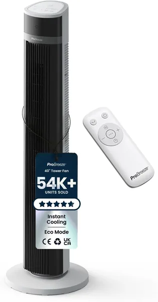 Pro Breeze 40-Inch Bladeless Tower Fan