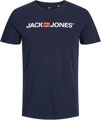 T-shirts JACK & JONES x 3 - Bleu KL - Meilleures Affaires