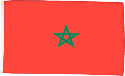 Marokkaans vlag 150 x 90 cm - Marokkaans vlag 90 x 150 cm licht polyester AZ FLAG Best Deal
