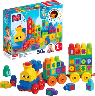 Mega Bloks First Builders ABC Musical Train
