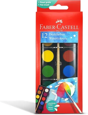 Faber-Castell Watercolors 12 Color 24mm
