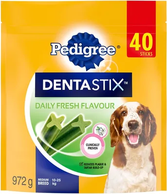 Pedigree Dentastix Medium Dog Dental Treats 40 Sticks Best Deal