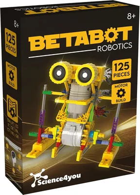 Science4you Robotica Betabot - 126 Delen Robotic Kit voor Kinderen, Interactief Bouw je Eigen Robot