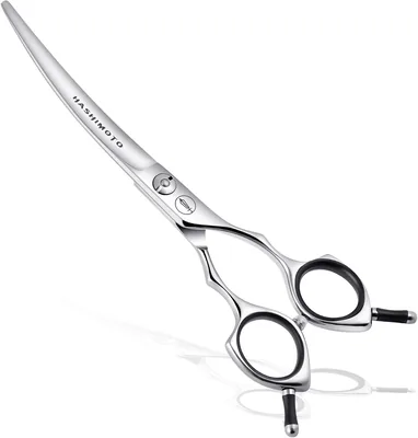 HASHIMOTO Curved Scissors for Dog Grooming, 6.5 inches, Best Deal