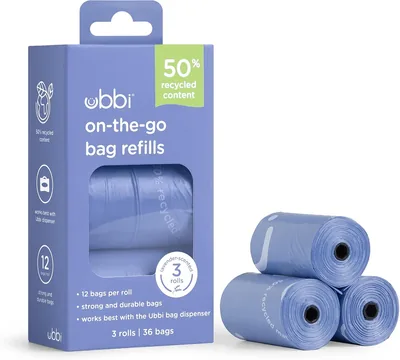 Ubbi Lavender Scented Refill Bags, Value Pack
