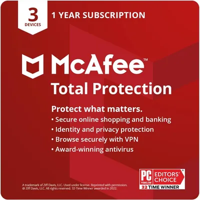 McAfee Total Protection 90% Off