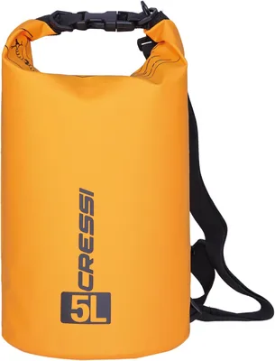 Borsa impermeabile Cressi Dry Bag con chiusura a rullo, tracolla e cerniera, ideale per spiaggia, immersioni, snorkeling