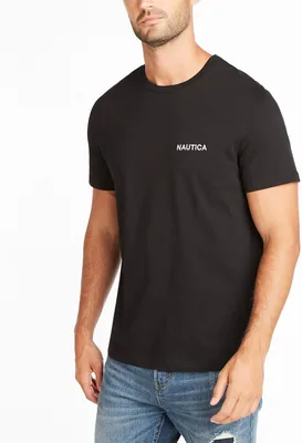Nautica Short Sleeve Solid Crew Neck T-shirt
