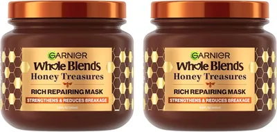 Garnier Whole Blends Honey Treasures Hair Mask, 10.1oz (2 Pack) Best Deal