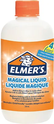Elmer’s Magical Liquid Slime Activator Solution | Makes up to 4 Batches (259ml) | Washable & Kid Fri