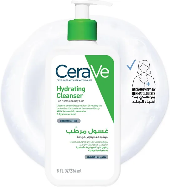 Cerave Hydrating Cleanser for Normal to Dry Skin