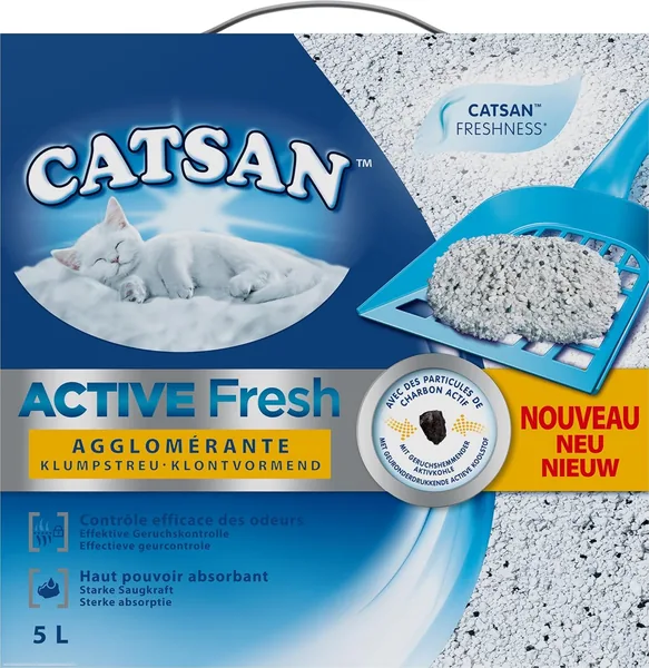 Catsan Active Fresh - Litière pour chat clanté 5 L Best Deal